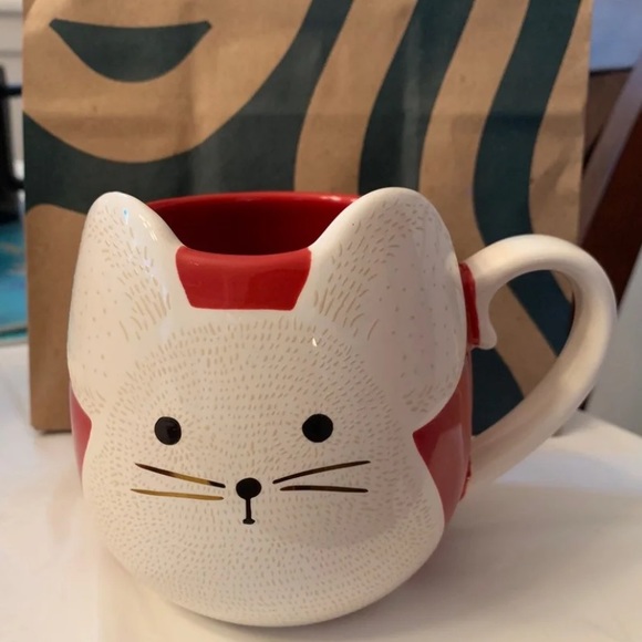 Starbucks Year Of The Rat Red Mug 14 Oz